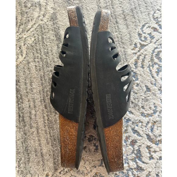 Birkenstock Granada Soft Footbed Oiled Nubuck Leather Size 42 Black - Picture 5 of 12